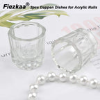 Two Fiezkaa dappen dishes for professional nail tech tools
