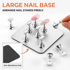 Close up of Makartt magnetic nail holder for press on nails