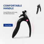 Professional salon manicure set including Airsee nail clipper in black