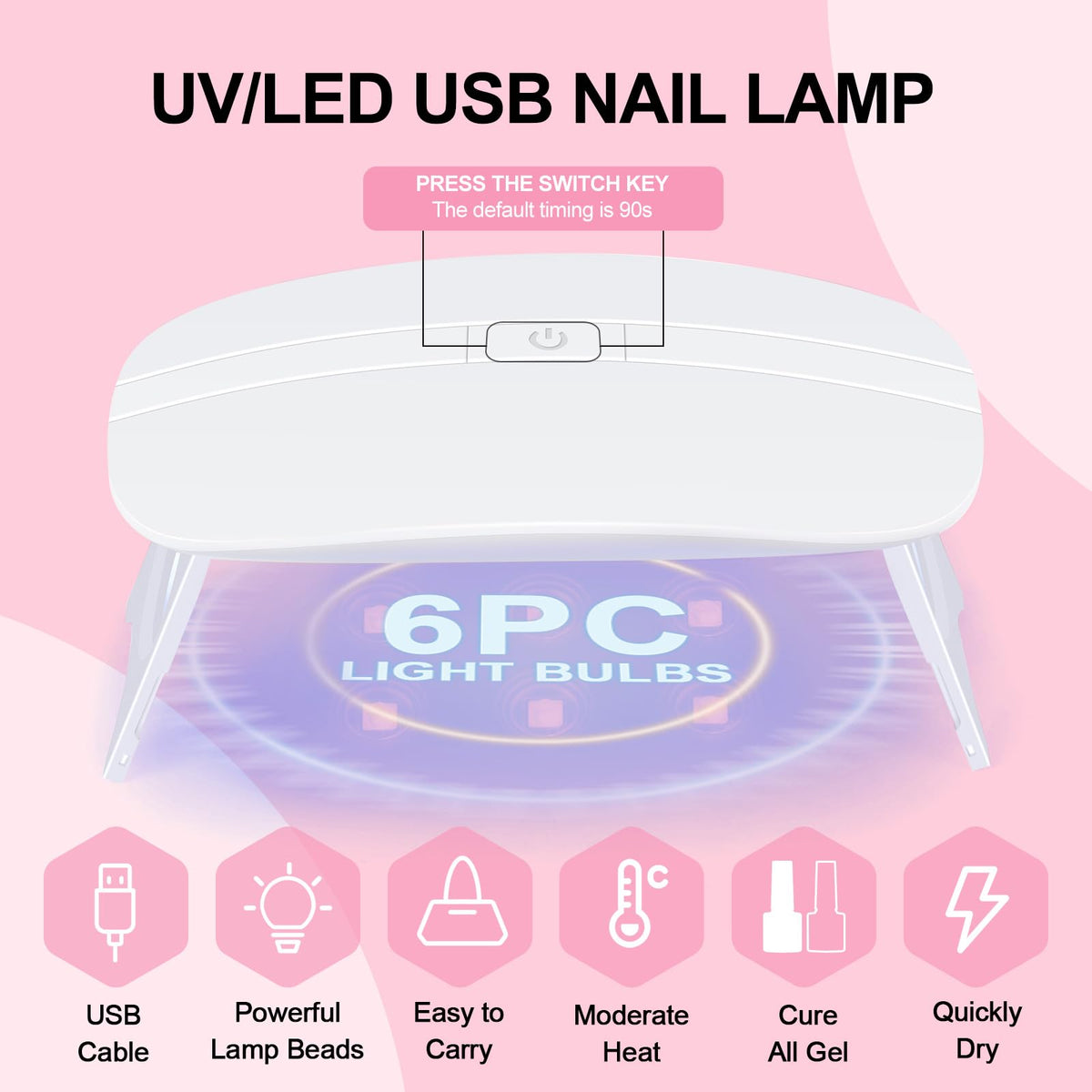 Full view of beginner friendly acrylic nail starter system