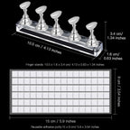 Professional nail art training tool kit silver edition