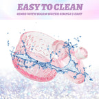 Diamond textured glass dappen dish for acrylic nails