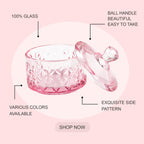 Side profile of BOMOQING pink nail art dappen dish