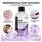 Nail extension toolkit showcasing the brush cleaning benefits of the multi functional solvent