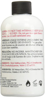 Super Nail non-yellowing acrylic monomer liquid bottle showing professional ingredient list and warnings