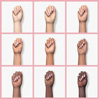 Nena's MMA-free liquid monomer and clear pink powder set for nail extensions