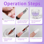 Gadcrystal liquid monomer mixed with acrylic powder to form a smooth bead for manicures.