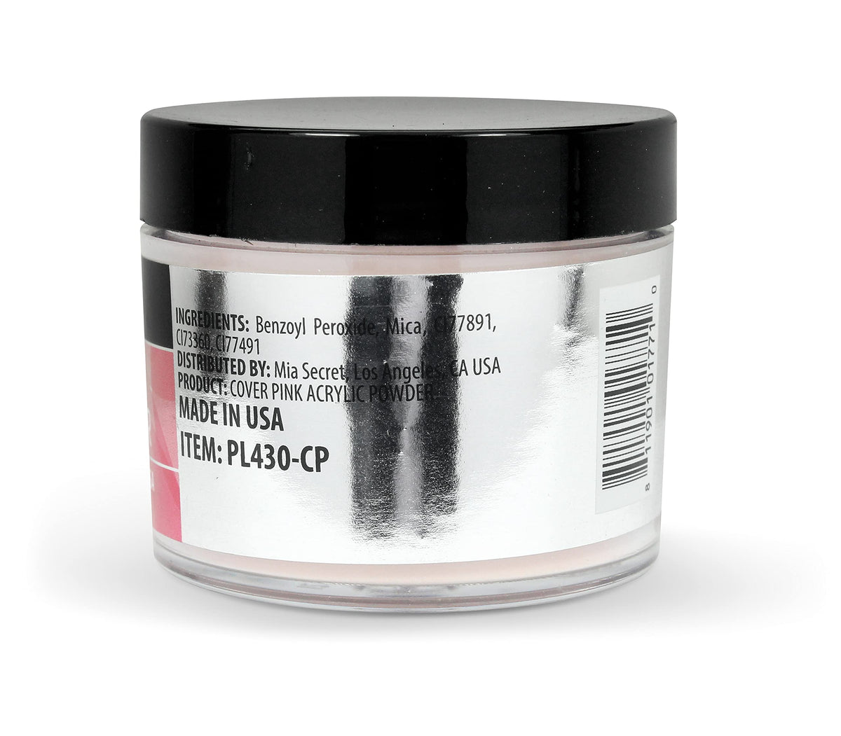 Mia Secret professional acrylic nail system pink powder label