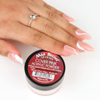 Two ounce container of Mia Secret cover pink powder packaging