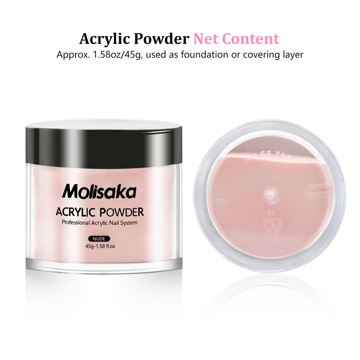 Professional salon supplies Molisaka nude powder for French nails