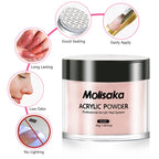 Molisaka acrylic powder jar for nail art and carving