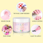 Saviland 30g acrylic powder jar top cap and product label details