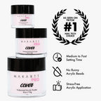 MakarttPro acrylic powder set for nail extension and sculpting