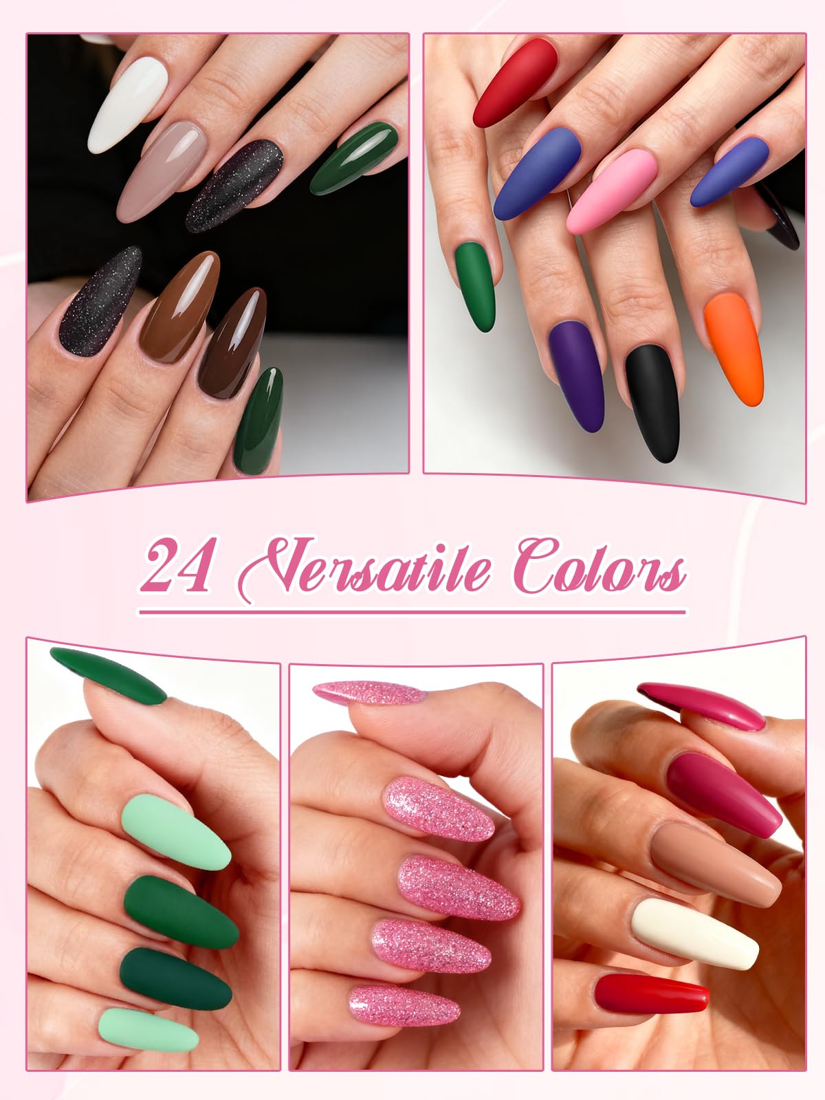 Ebanku acrylic powder set for DIY home manicure