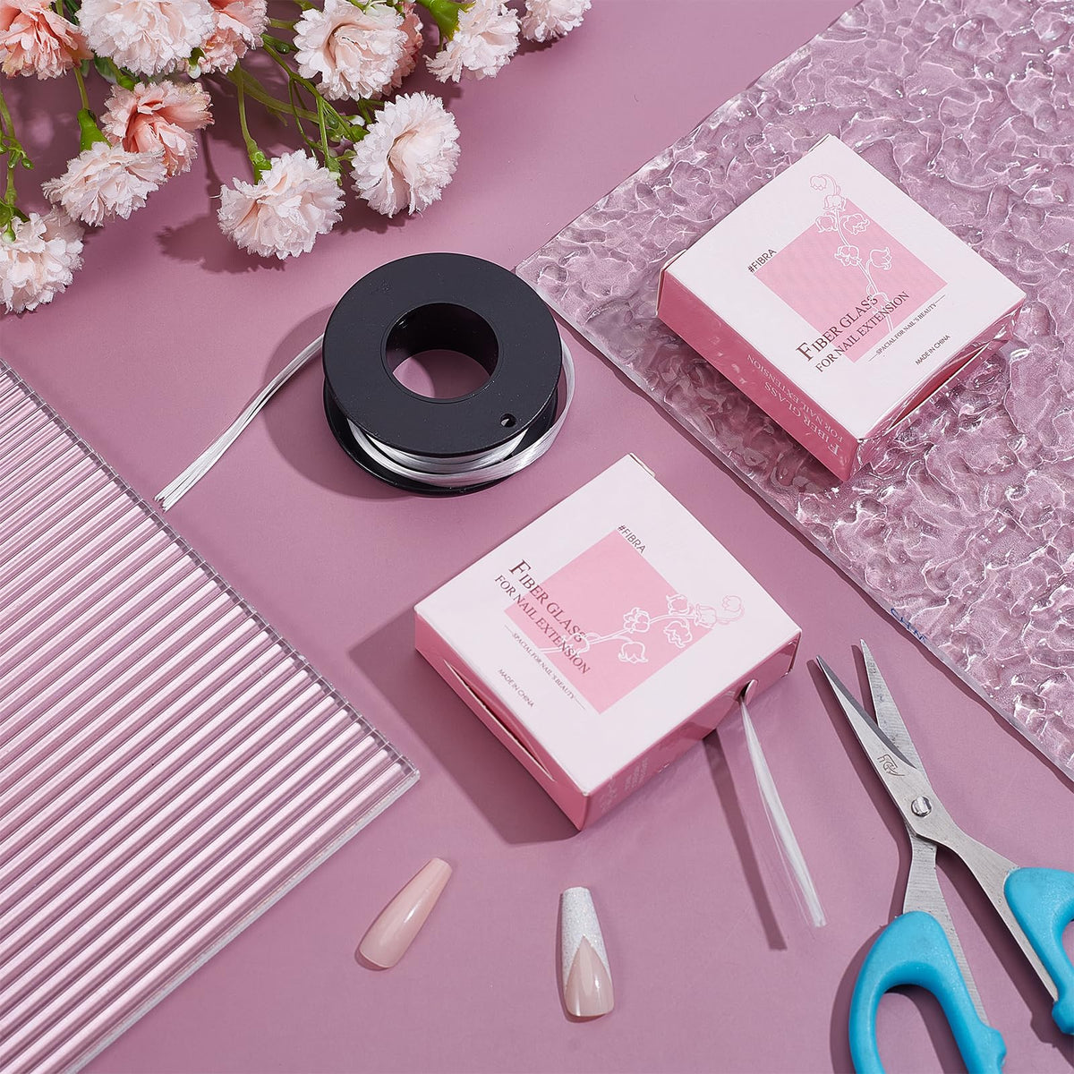 Professional DIY nail art fiberglass supplies kit