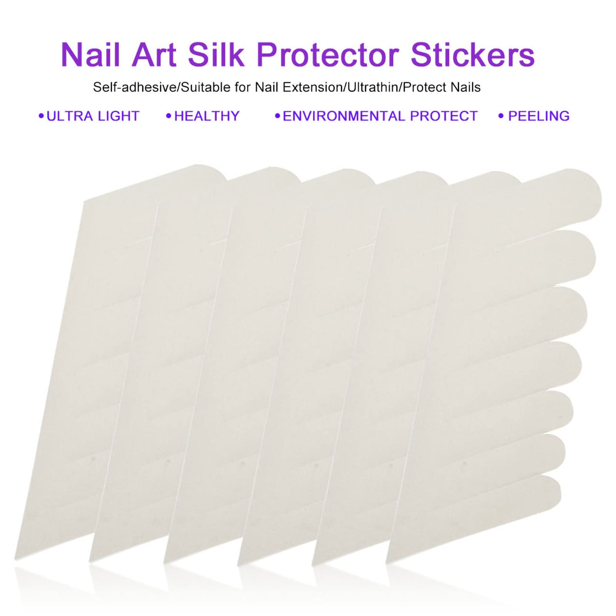 Applying Jadeshay silk nail wrap to a cracked fingernail