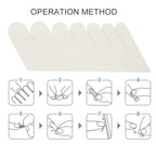 High quality silk fabric nail patches for damaged nail tips
