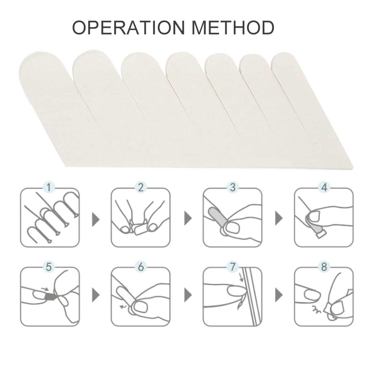 High quality silk fabric nail patches for damaged nail tips