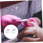 Close up of Monsully self-adhesive silk nail sticker