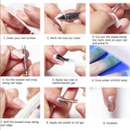 Four rolls of Niceneeded silk nail wrap for professional manicure
