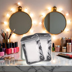 Set of manicure tools including fiberglass wraps and stickers