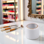 Close up of self-adhesive nail wrap roll for extensions