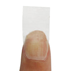Close up of self adhesive fiberglass silk nail wrap texture