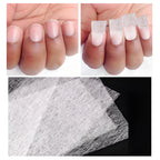 Repairing a broken nail using DPWOUM silk nail wrap kit