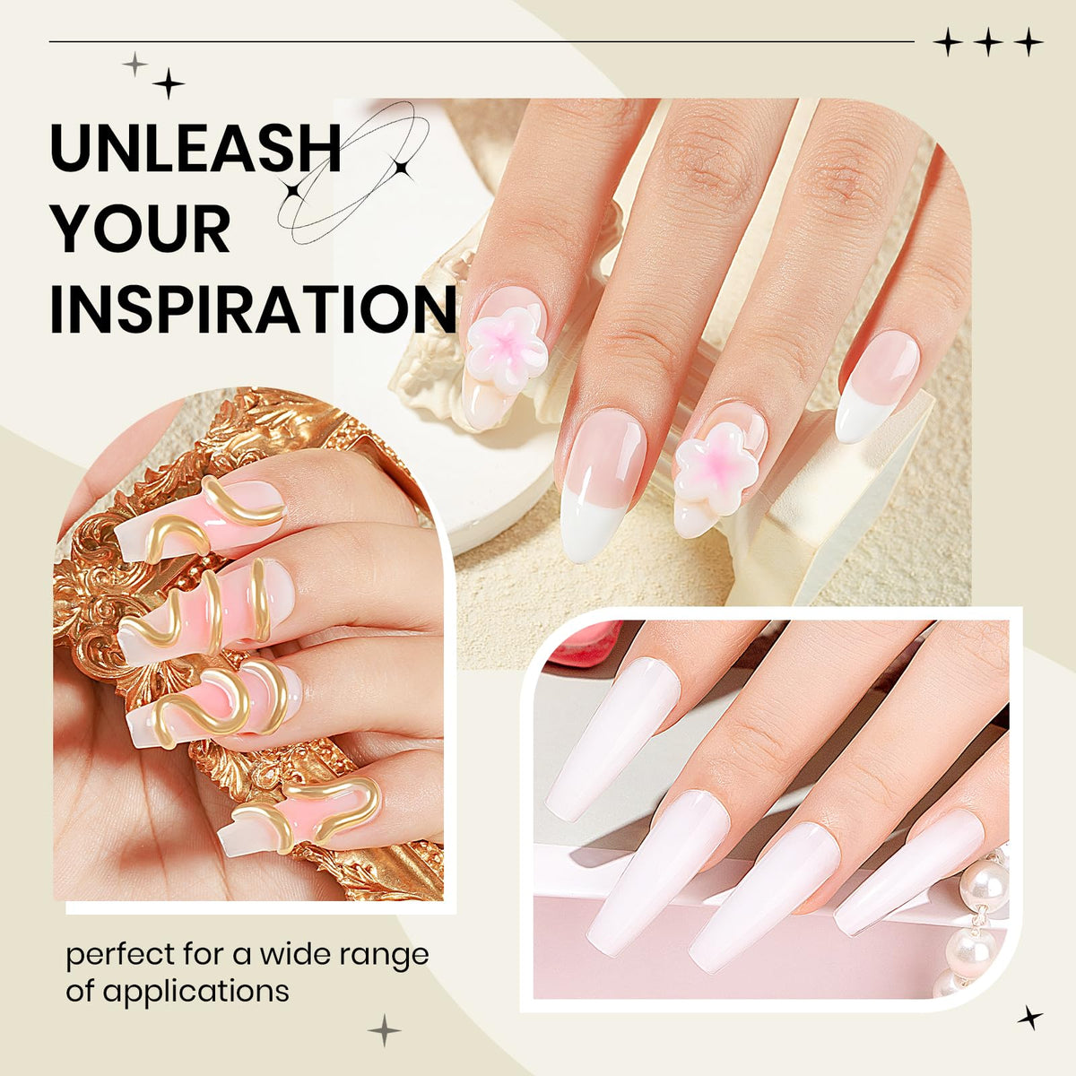 Supwee 14 gram nail building gel jar packaging details