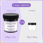 Saviland hard builder gel texture showing high transparency