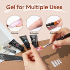 Modelones salon quality poly nail extension gel tubes