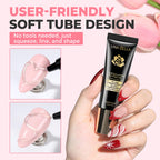 Clear sculpting gel used for 3D nail designs
