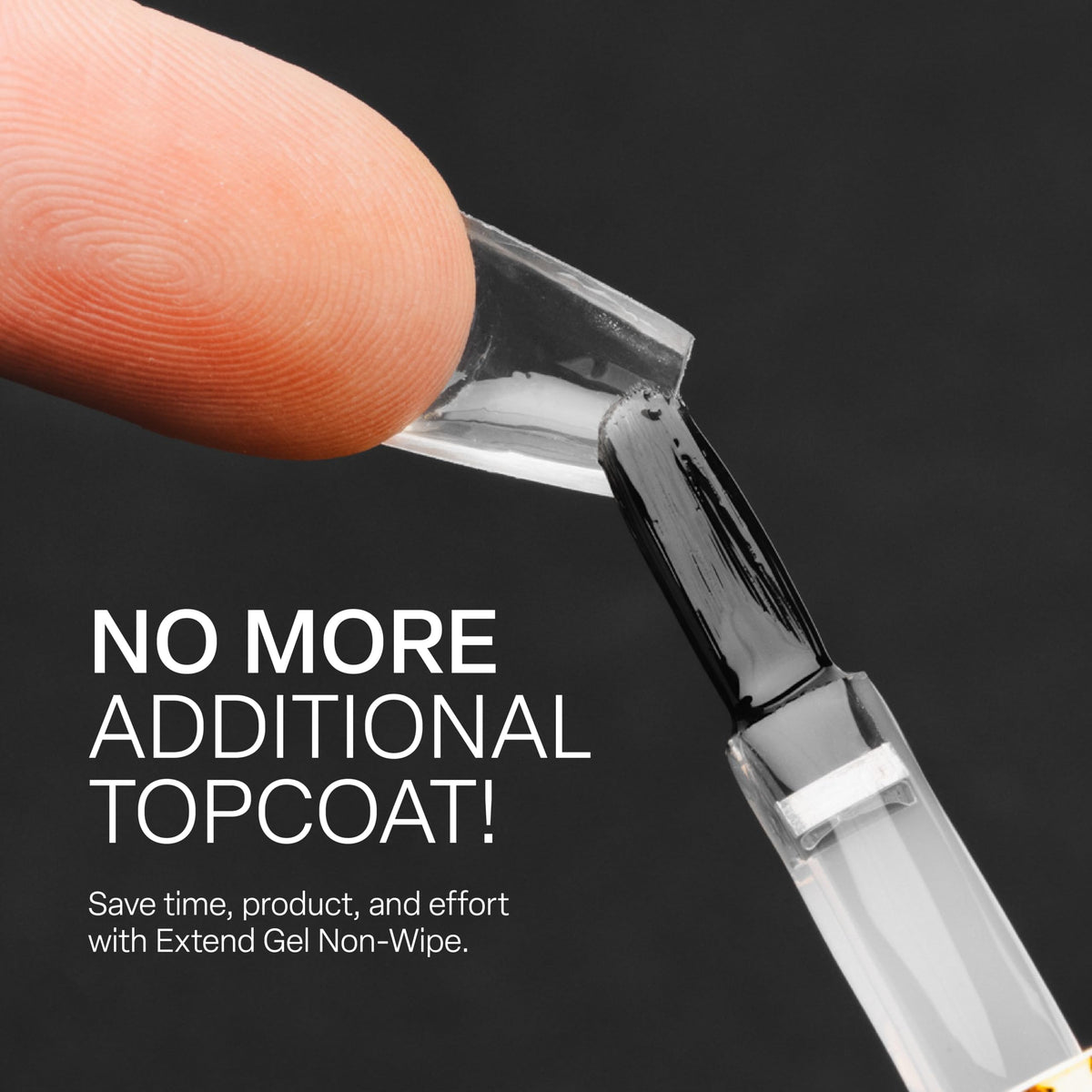 Top view of Aprés Nail Non-Wipe Extend Gel cap