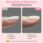 Gellaktik Pink builder gel swatch and texture