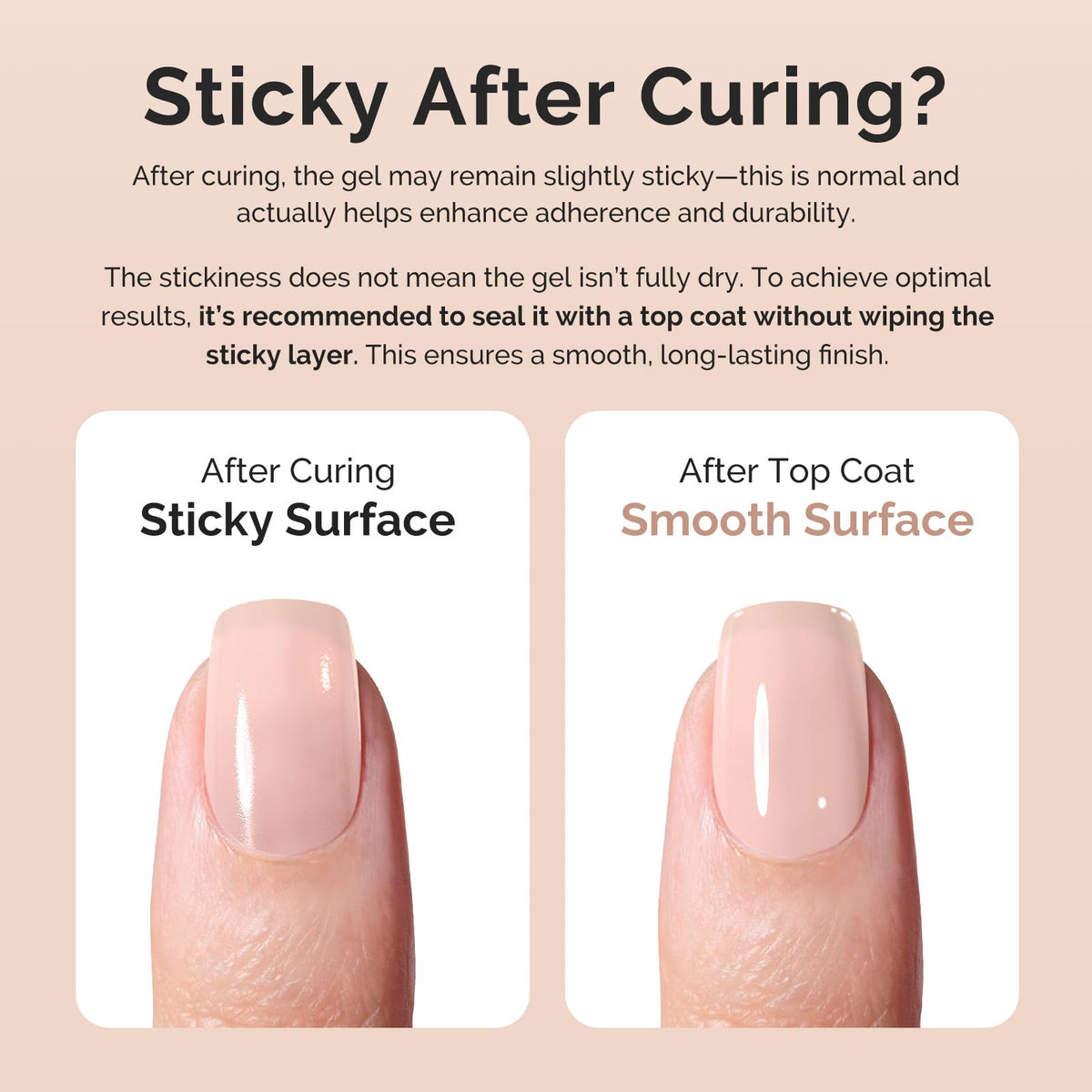 Close up of MelodySusie TPO-free builder nail gel label
