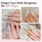 Professional nail sculpting tool set with builder gel