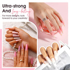 Application accessories including nail file and slip solution for poly gel