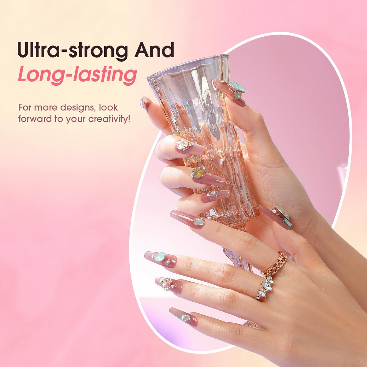 Dual nail forms for professional poly gel extensions