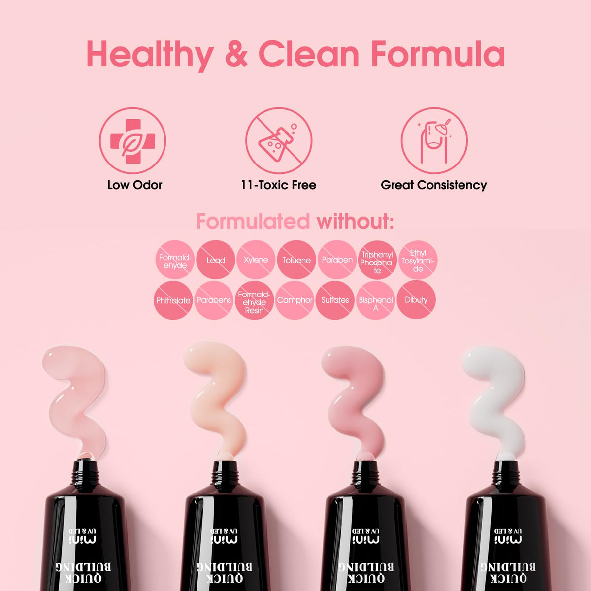 Packaging details of authentic Rosalind poly nail gel starter kit