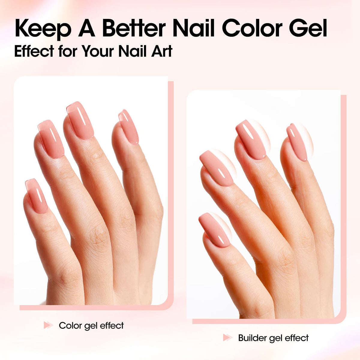Professional nail extension using Gellen builder gel