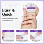 Dual ended silicone pen for Mizhse builder gel application