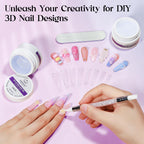 Instructions for DIY home manicure with Mizhse builder gel