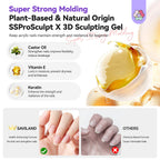 Two 15 gram tubes of Saviland clear 3D sculpting gel