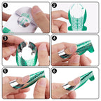 G2Plus gel builder nail forms for DIY salon use