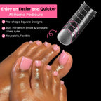 Close up of GlimightyX 120 piece reusable dual nail forms