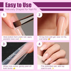 Transparent plastic texture of NMKL38 nail molds