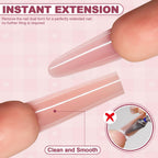 Application demonstration of sandwich nail dual forms on hand