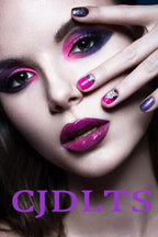Packaging of Zrethfb medium almond floral butterfly press on nails
