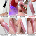 Various sizes of reusable plastic nail extension forms