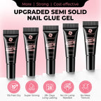 Curvlife fast drying nail glue mini tubes packaging